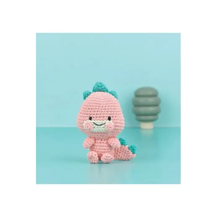 HELLO CRAFTS ADORABLE AMİGURUMİ KİT- ROBERTA THE DINOSAUR