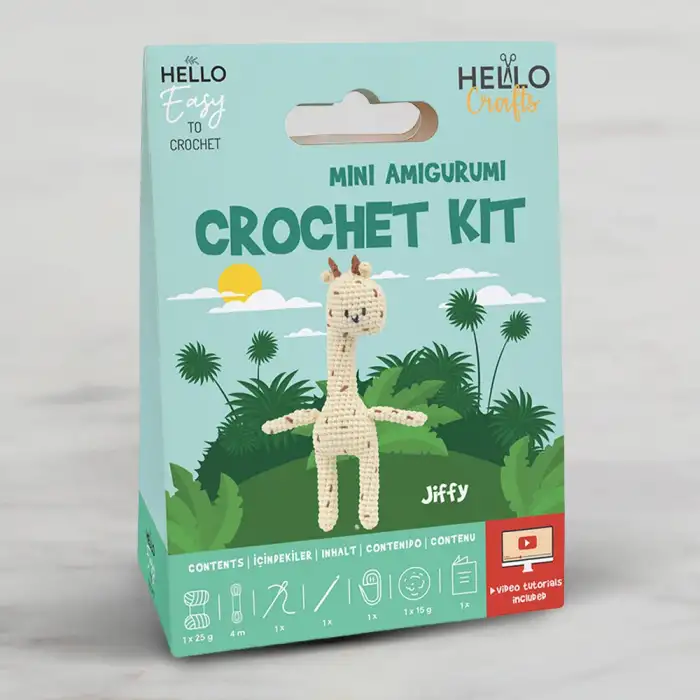 HELLO CRAFTS TIĞ İŞİ MİNİ AMİGURUMİ KİTİ-JIFFY