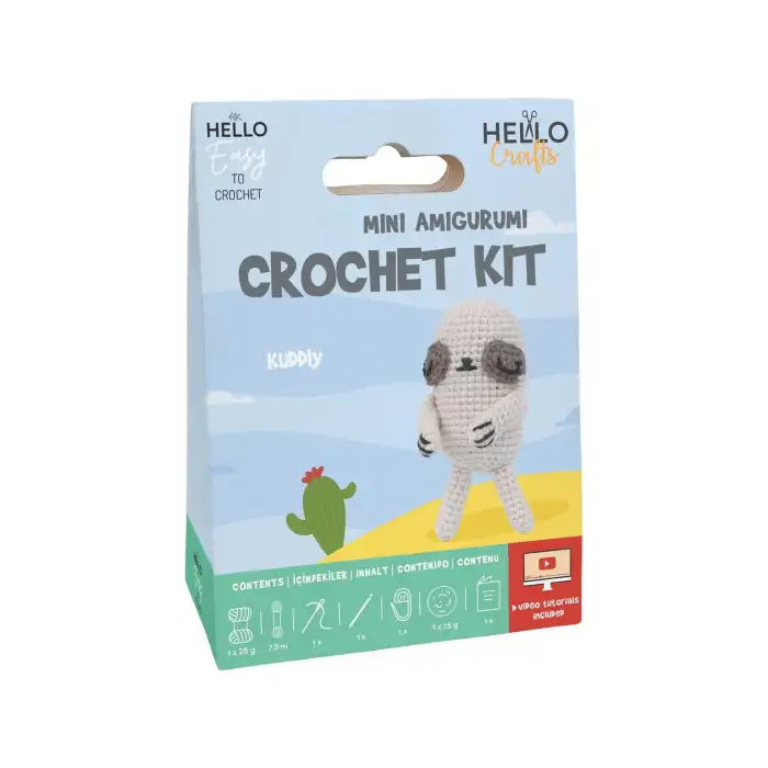HELLO CRAFTS TIĞ İŞİ MİNİ AMİGURUMİ KİTİ-KUDDLY