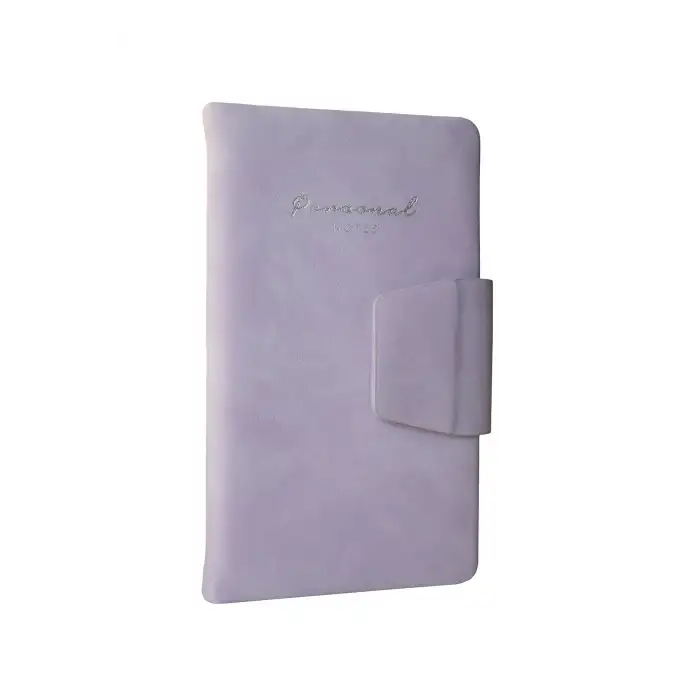 VICTORIAS JOURNALS 5511 SERT KAPAK MIKNATISLI CEP DEFTERİ 9,6X16,6 CM 96 YAP. 80 GR. ÇİZGİLİ LİLA