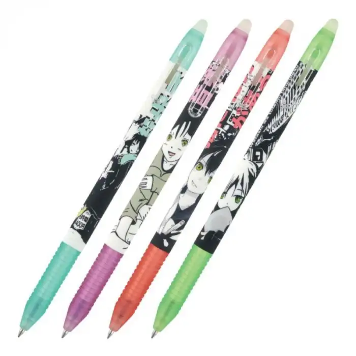 BRUNO VISCONTI JEL KALEM DELETE SLIM CLICK CLASSİC MANGA ANIME CITY 0.5 MAVİ 4 DESEN 20-0321/21