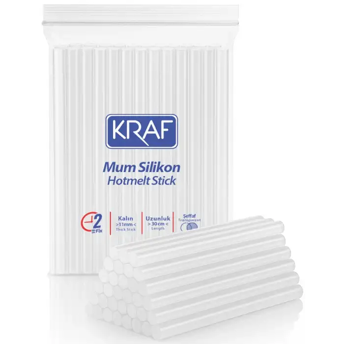 KRAF SİLİKON ŞEFFAF 30cm KALIN 1 KG 4011
