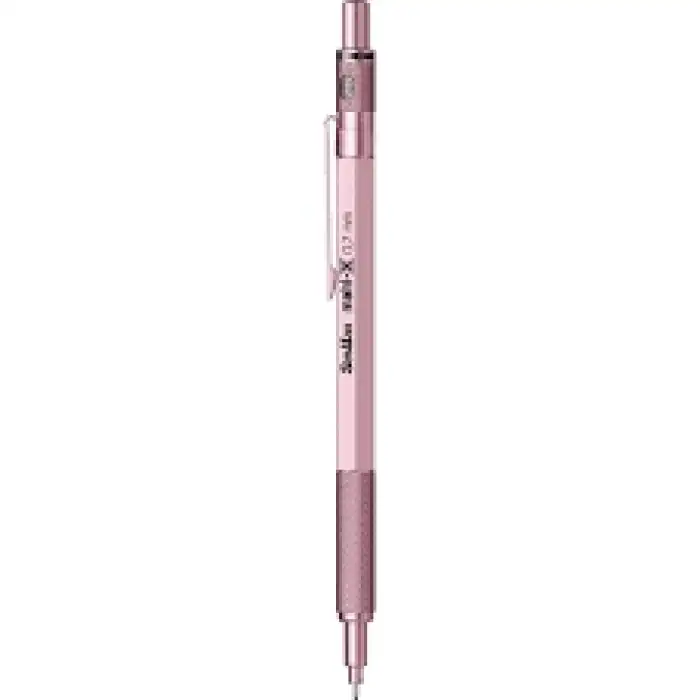 SCRIKSS OFFICE VERSATİL KALEM MATRI-X 0.7 ŞEFFAF AMBALAJ METALİK AÇIK PEMBE