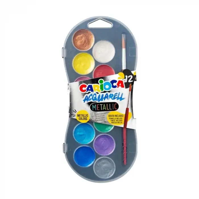CARIOCA SULU BOYA 30 MM 12 Lİ METALİK YENİ 42407