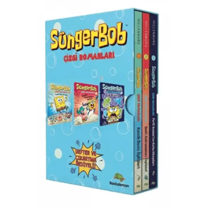 SÜNGERBOB ÇİZGİ ROMANLARI - 3 KİTAP KUTULU SET