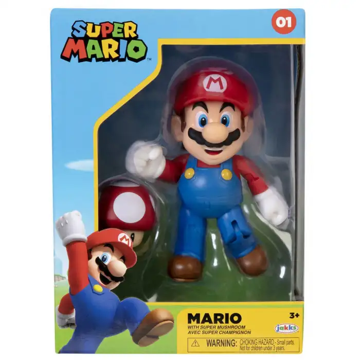 NİNTENDO SUPER MARİO FİGÜRÜ MARİO 10 CM