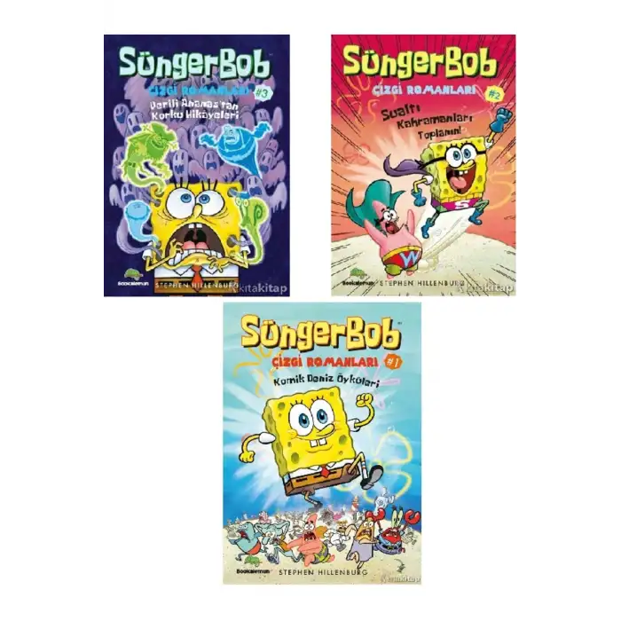 SÜNGERBOB ÇİZGİ ROMANLARI 3 - PERİLİ ANANASTAN KORKU HİKAYELERİ