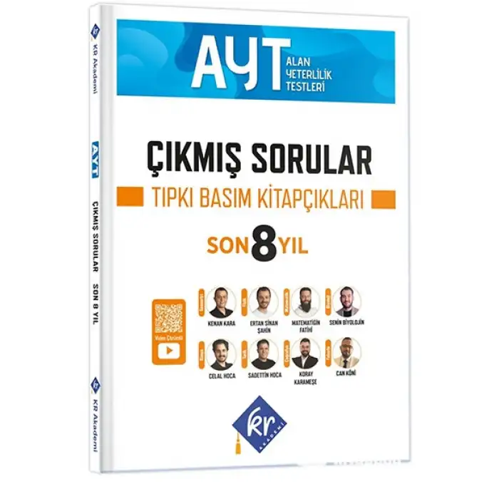 Kr Akademi AYT Çıkmış Sorular Son 8 Yıl Tıpkı Basım Kitapçıkları
