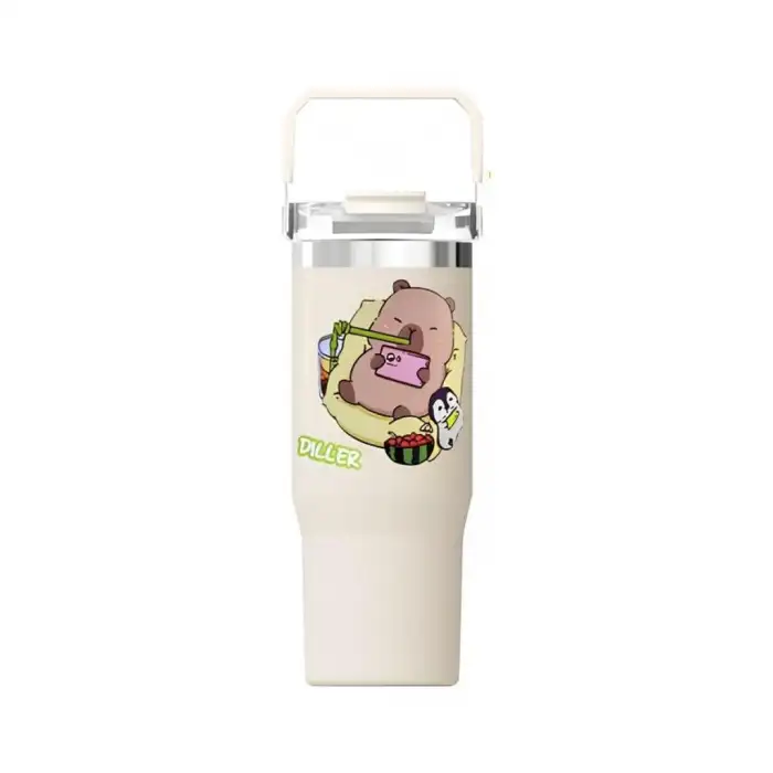 DILLER SEVİMLİ FİGÜRLÜ 950 ML PASLANMAZ ÇELİK TERMOS
