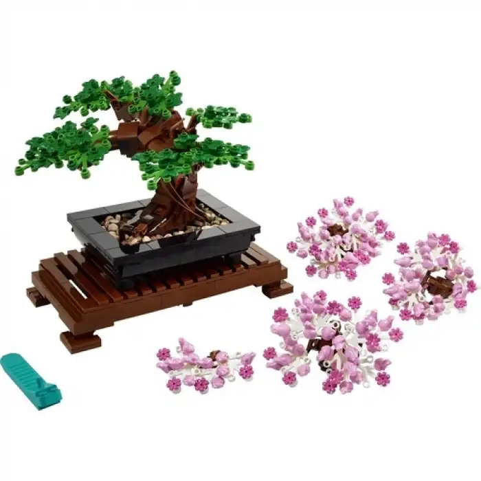 LEGO® ICONS Bonsai Ağacı 10281 - Yetişkinler İçin Bitki Figürü İçeren Sergilenebilir Yaratıcı Model Yapım Seti (878 Parça)