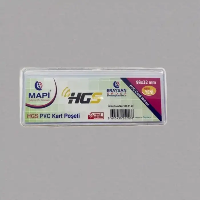 MAPİ PVC HGS KART POŞETİ