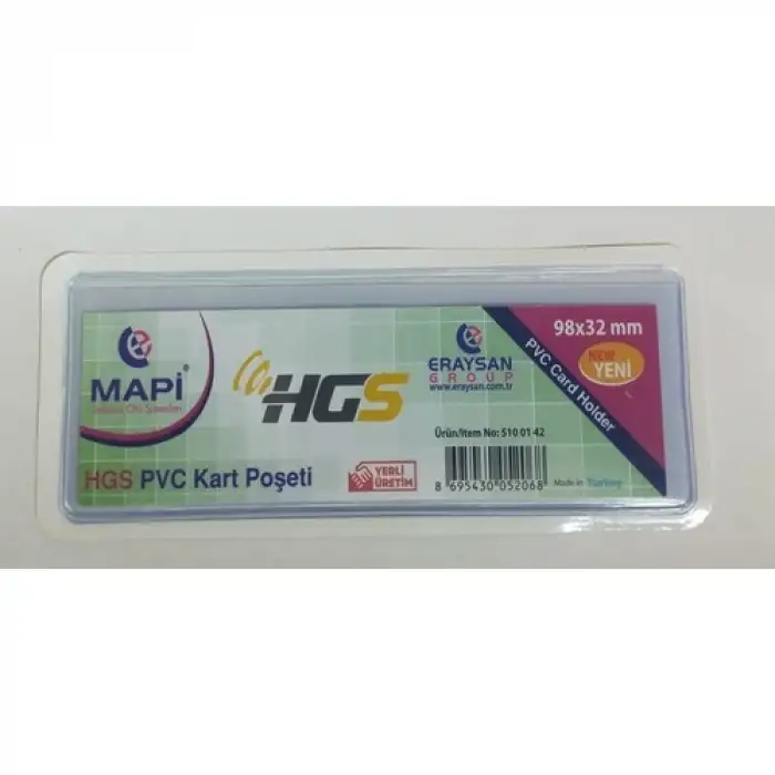 MAPİ PVC HGS KART POŞETİ