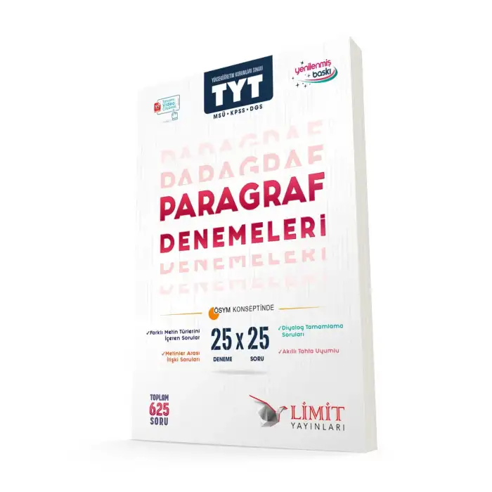LİMİT TYT PARAGRAF DENEME 25X25