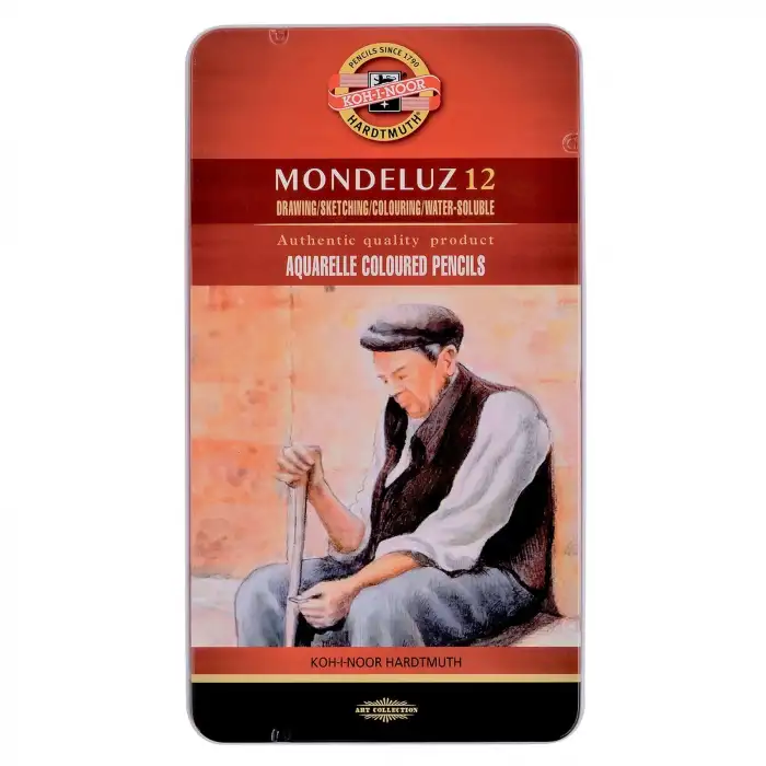 KOHİNOOR SET OF AQUARELL COLOURED PENCİLS 3722 12