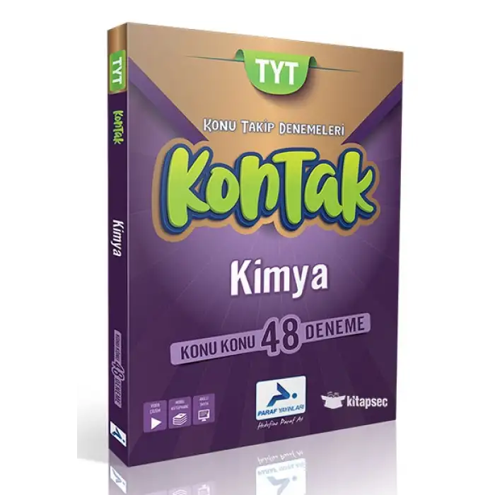 Paraf Yayınları TYT Kimya Kontak Konu Takip Denemeleri