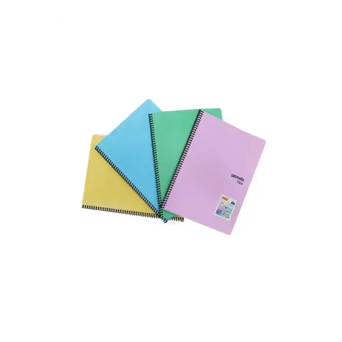 MYNOTE DEFTER FLEX PASTEL PP KAPAK SPİRALLİ A4 96 YP KARELİ MFXPA-A496-K