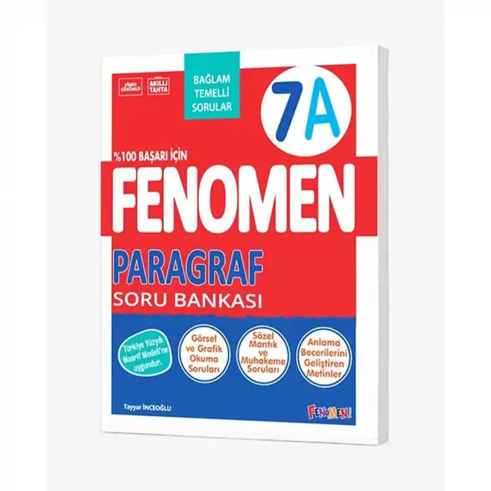 7. Sınıf Fenomen Paragraf A Soru Bankası