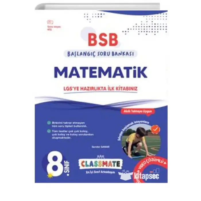 8. Sınıf Classmate (BSB) Matematik Başlangıç Soru Bankası