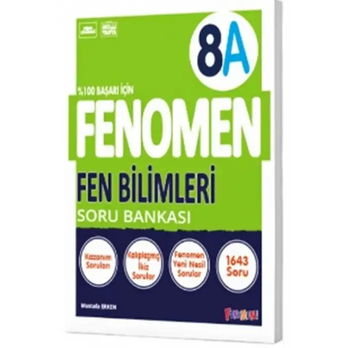 8. Sınıf LGS Fen Bilimleri Fenomen Soru Bankası A Gama Okul Yayınları