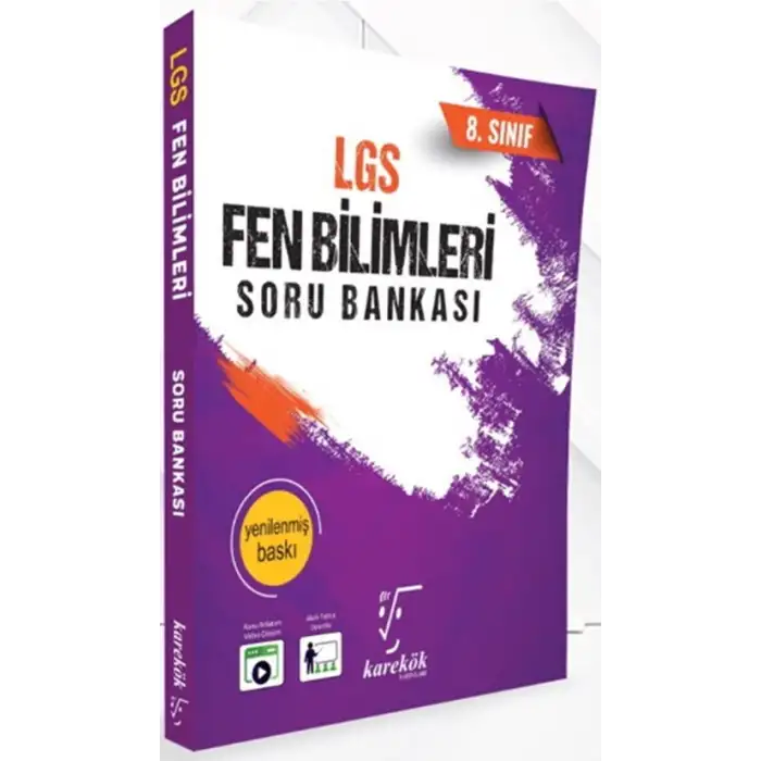 8. Sınıf LGS Fen Bilimleri Soru Bankası Karekök Yayınları