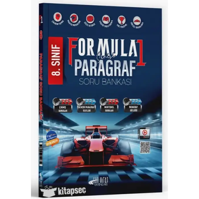 8. Sınıf LGS Paragraf Formula 1 Serisi Soru Bankası