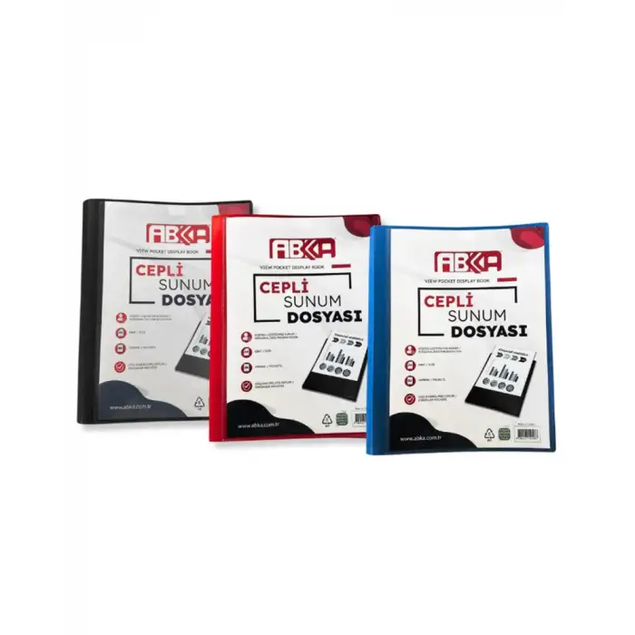ABKA CEPLİ SUNUM DOSYASI 80Lİ RENKLİ