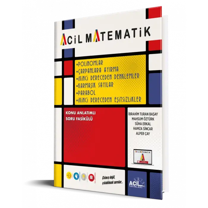 Acil Yayınları Acil Matematik Polinomlar Çarpanlara Ayırma 2. Dereceden Denklemler Karmaşık Sayılar