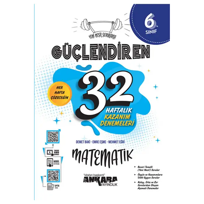 ANKARA 6.SINIF MATEMATİK 32 HAFTALIK DENEME