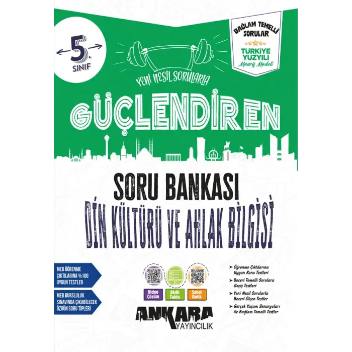 Ankara Yayıncılık 5. Sınıf Güçlendiren Din Kültürü ve Ahlak Bilgisi Soru Bankası