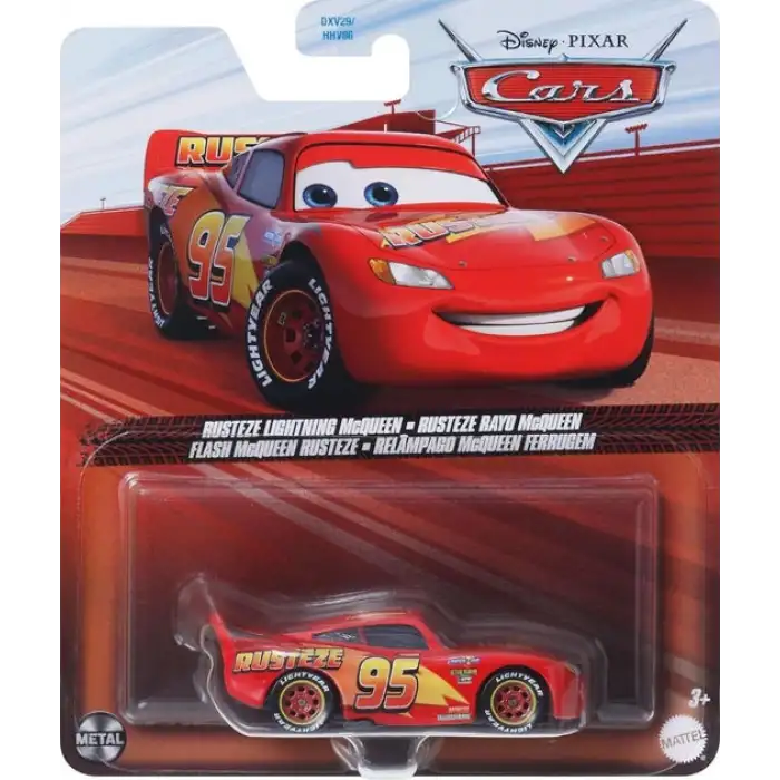 Arabalar 3 Tekli Karakter Araçlar DXV29 GCC81 Rust Eze Lightning McQueen