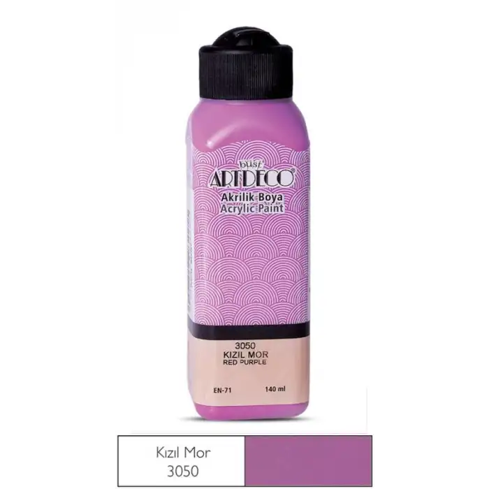 ARTDECO AKRİLİK BOYA 140 ML. KIZIL MOR