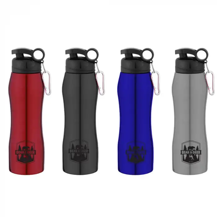 B&D ÇELİK MATARA İNCE PİPETLİ 750 ML