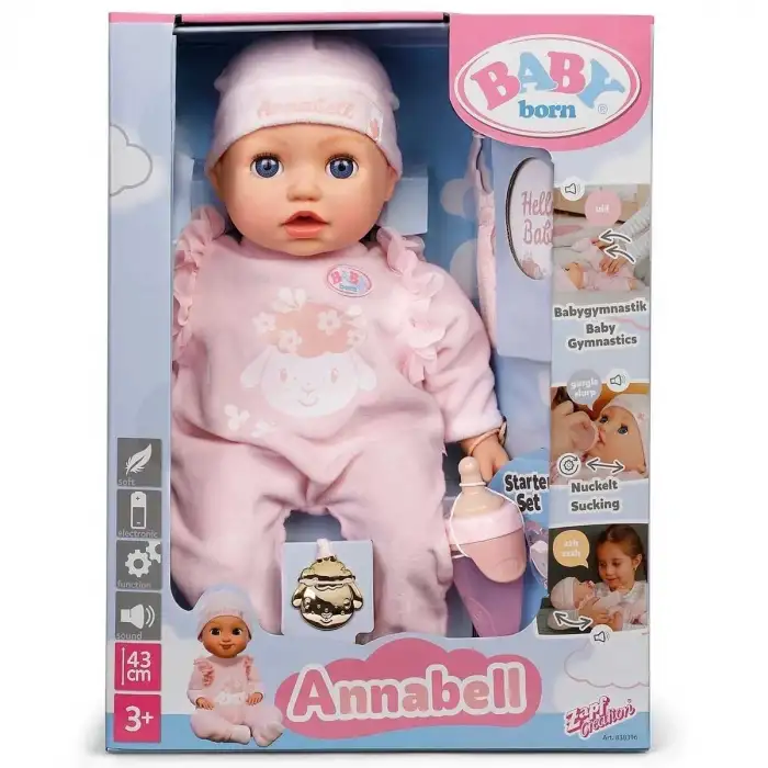 BABY BORN 43CM ANNABELL BEBEK