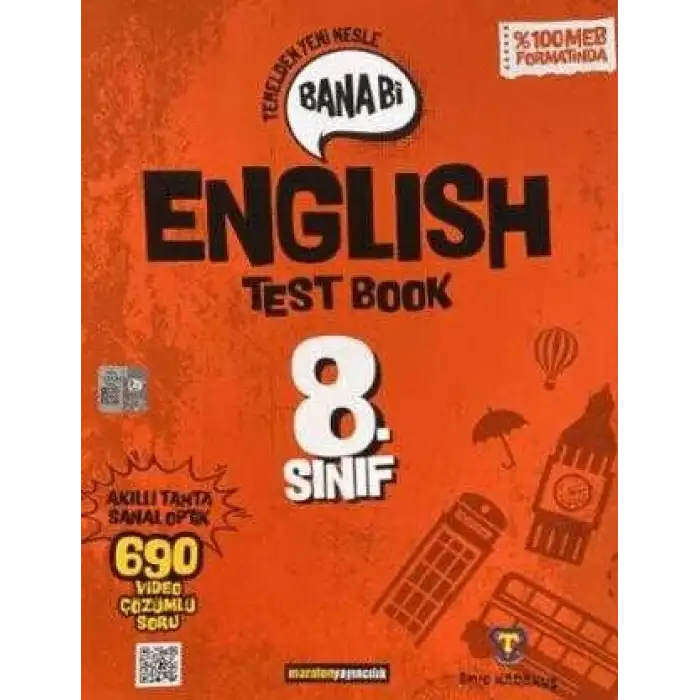BANA Bİ ENGLİSH TEST BOOK MARATON YAYINCILIK