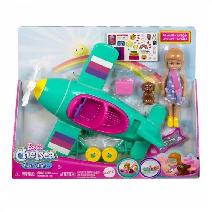 BARBIE CHELSEANİN PERVANELİ MİNİ UÇAĞI OYUN SETİ