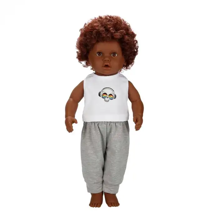 BEBEK DADA KIVIRCIK SAÇLI 60CM.2A.