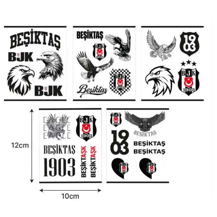 BEŞİKTAŞ BJKST26003 - SİYAH STİCKER