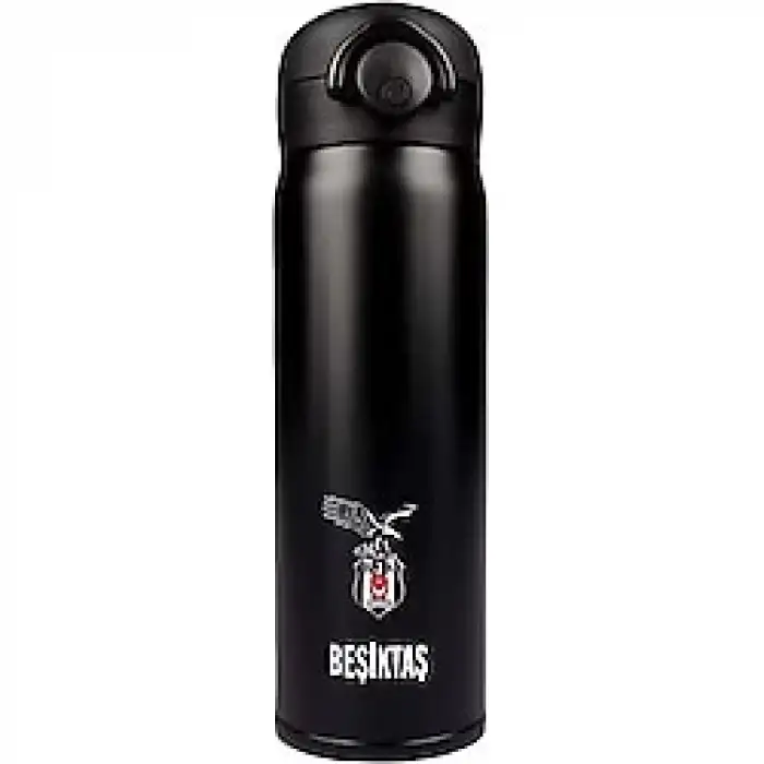 BEŞİKTAŞ ÇELİK TERMOS KİLİTLİ MATARA 500ML