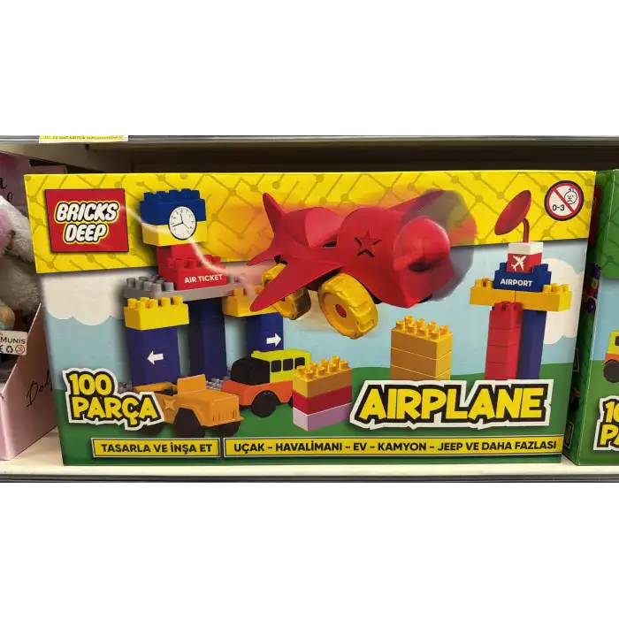 BESTA BRİCK DEEP LEGO 100 PARÇA AİRPLANE