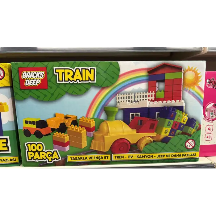 BESTA BRİCK DEEP LEGO 100 PARÇA TRAİN
