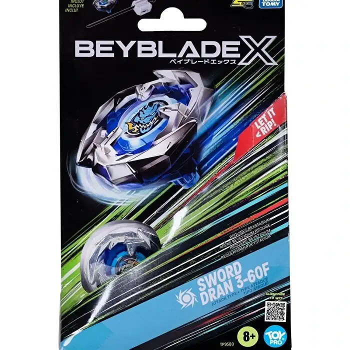 BEYBLADE 1LI SET SWORD DRAN 3-60F-TP9580