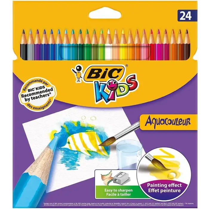 BIC KURUBOYA AQUACOULEUR 24 LU