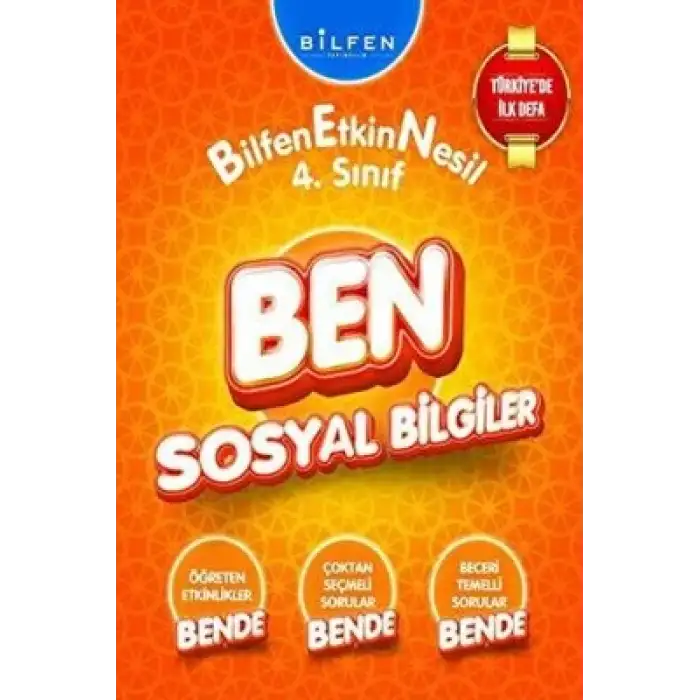 Bilfen Yayıncılık 4. Sınıf Ben Sosyal Bilgiler Soru Bankası
