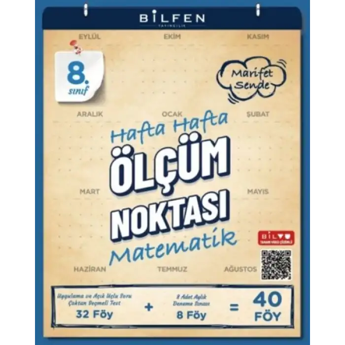 Bilfen Yayıncılık 8. Sınıf Matematik Ölçüm Noktası