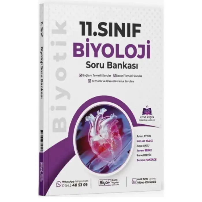 Biyotik Yayınları 11. Sınıf Biyoloji Soru Bankası