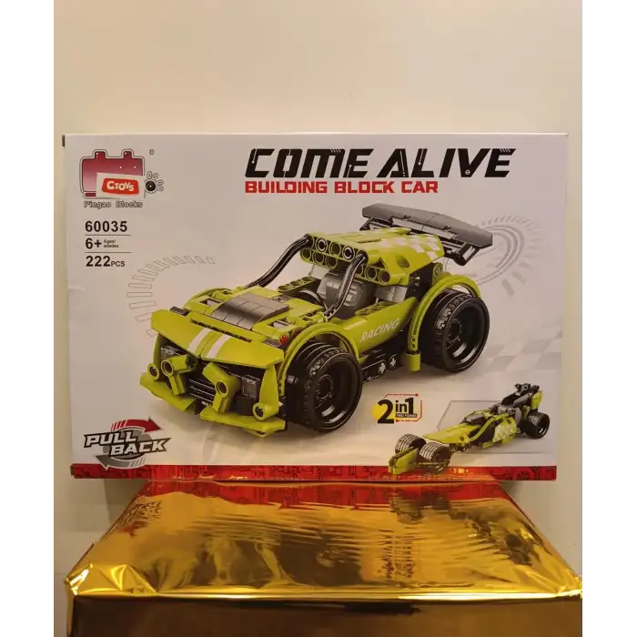 BLOK YARIŞ ARABASI 2:1 222 PARÇA CTOY-60035