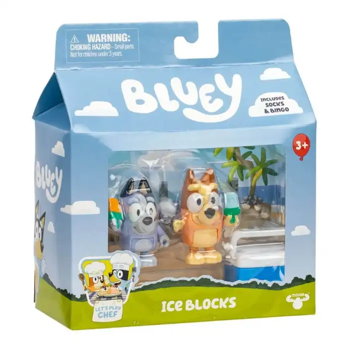 BLUEY 2LI FİGÜR AKSESUARLI SET DONDURMA TEMALI