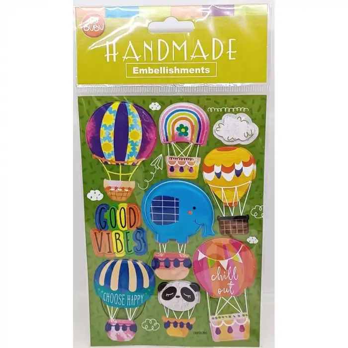 BU-BU DAMLA STICKERS BALONLAR 12,5X23,5