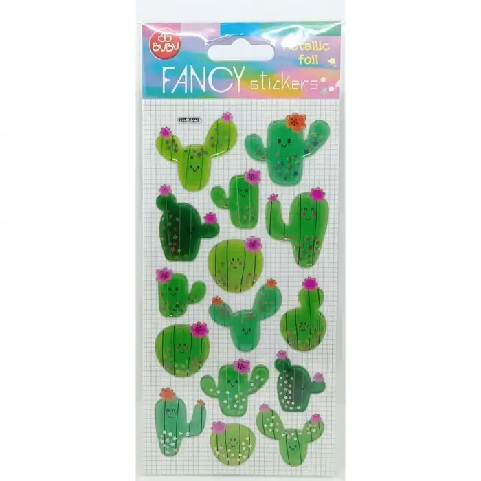 BU-BU DAMLA STICKERS KAKTÜS 12,5X23,5