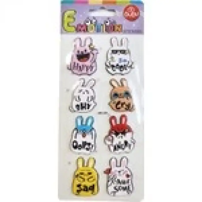 BU-BU DAMLA STICKERS PUFFY RABBİT 12,5X23,5